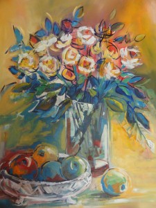 Jenny Bowes Meyer - Apples and Flowers