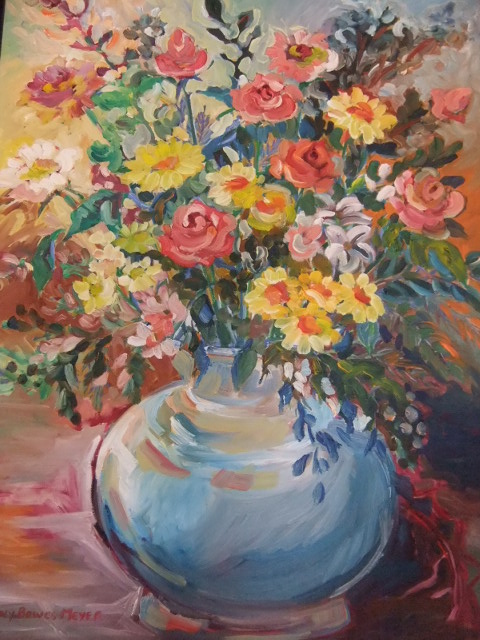 Spring Flowers in bowl
